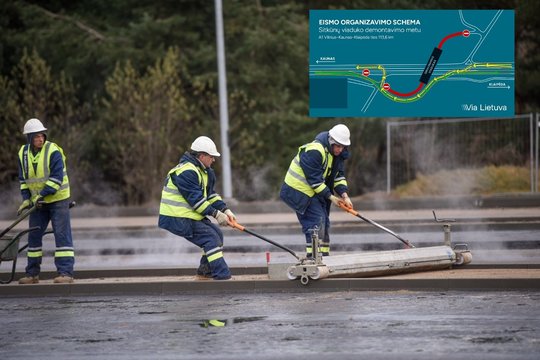 Laikinai uždaro eismą dalyje A1 magistralės – niekaip nepravažiuosite