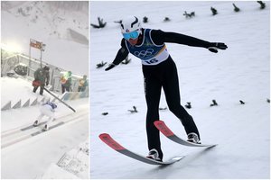 Arti tragedijos: savanoris sniego pūstuvu kliudė nuo kalno besileidusį olimpietį