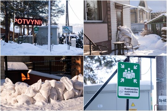 Kauno r. – grėsmingi vaizdai: rimtai ruošiamasi galimai stichijai