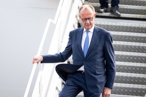 Kitą savaitę Vokietijos kancleris F. Merzas lankysis Kinijoje