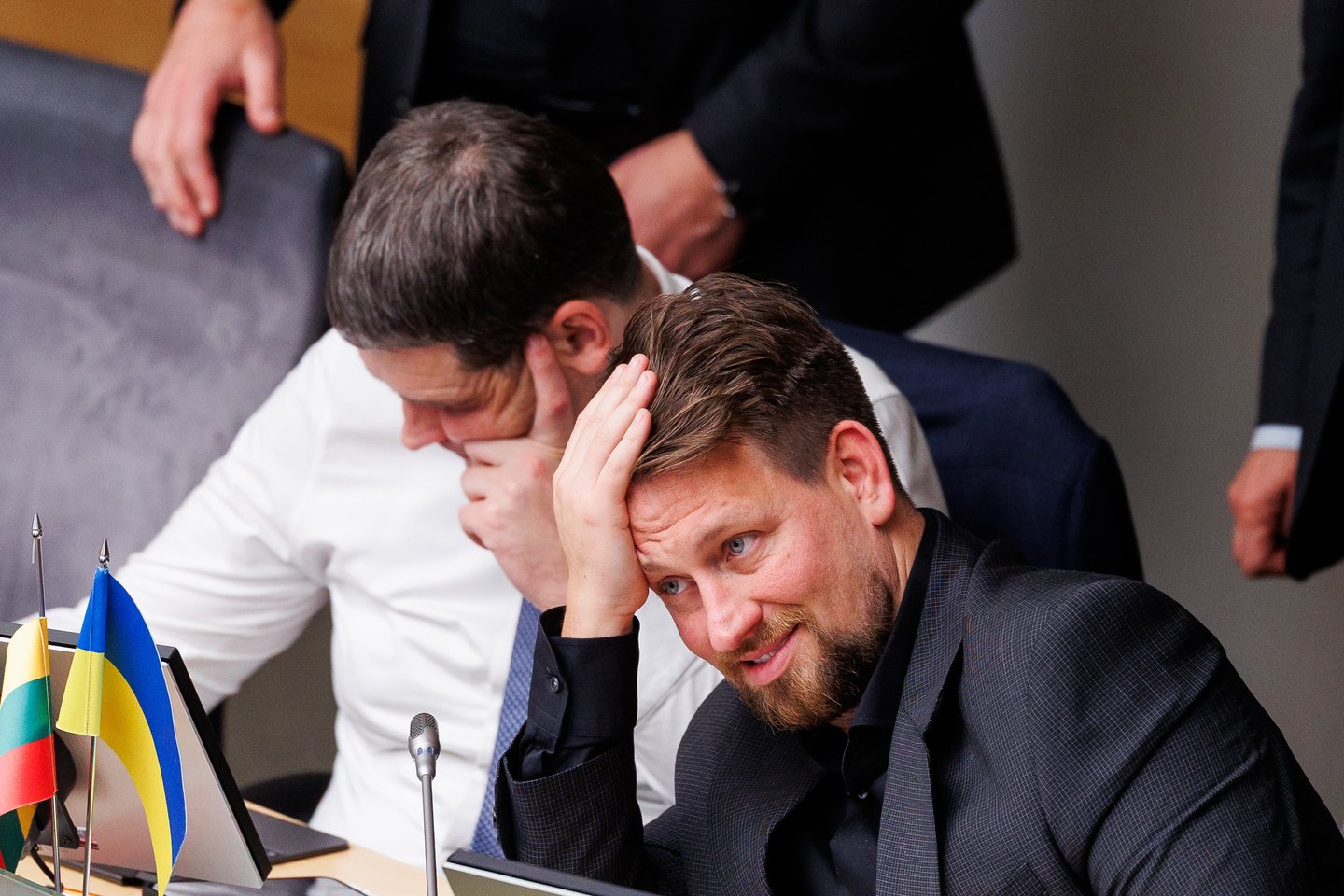 Remigijus Žemaitaitis, Robert Puchovič<br>T.Bauro nuotr.