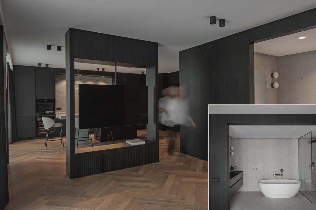 Šių namų interjeras sukurtas vakarėliams: tamsus, modernus ir pavojingai stilingas