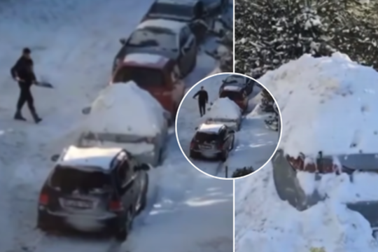 Keršto akcija daugiabučio kieme – gyventojai pasiskirstė į dvi stovyklas