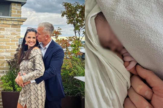 Žvaigždžių treneriui Tadui Pociui ir radijo laidų vedėjai Ievai Pocienei gimė dukra: atskleidė vardą