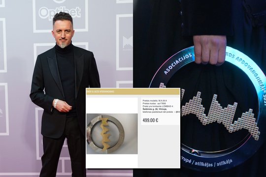 Po kalbų apie galimai pavogtą M.A.M.A. apdovanojimo statulėlę – L. Lučiūno kirtis: „Vagie, tu kvailys“