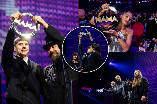 Kauno „Žalgirio“ areną drebina M.A.M.A. apdovanojimai: scenoje – aštrios replikos ir „Solo Ansamblio“ triumfas