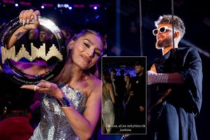 M.A.M.A. užkulisiuose – netikėtas Jessicos Shy ir Dominyko Dirksčio susitikimas: uždavė intriguojantį klausimą