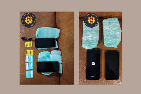 Pravieniškių 2-ajame kalėjime rasta telefonų