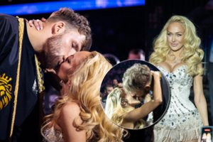 Po žinios apie santykius – pirmas viešas O. Pikul ir D. Dirksčio pasirodymas kartu: pademonstravo karštą bučinį