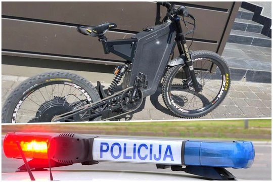 Sostinėje vagių grobiu tapo elektrinis dviratis