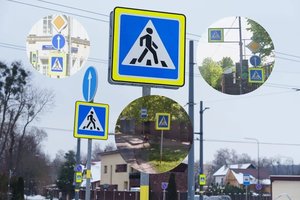 Pėsčiųjų perėjų ženklai Kaune – kaip Rusijos ir Baltarusijos miestų gatvėse