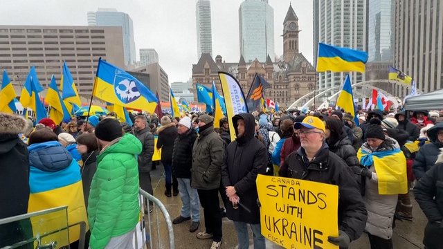 Artėjant dar vienoms karo metinėms – svetur gyvenančių ukrainiečių susiviejimas: prašo vieno