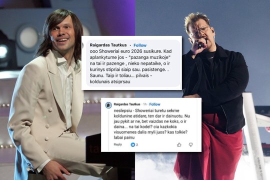 Plinta šokiruojantys Raigardo Tautkaus komentarai: pašiepė grupės „SHWR“ narius