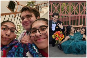 Vestuvių metines su viena iš Siamo dvynių švenčiantis vyras piktinasi: „Žmonės yra apsėsti sekso“