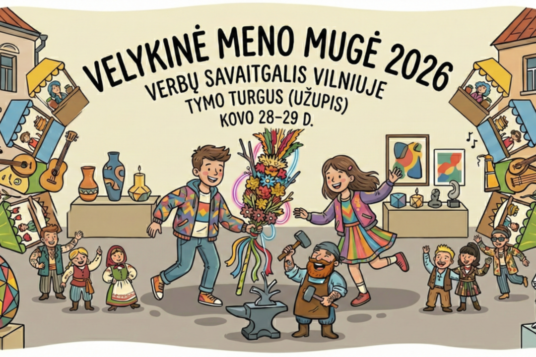 Pavasaris bunda Tymo turguje: vilniečius suburs „Velykinė meno mugė 2026“