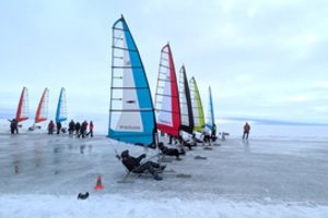 Nida tapo ledo jachtų sostine: čia įvyko Baltijos šalių „Ice-Blokart“ čempionatas