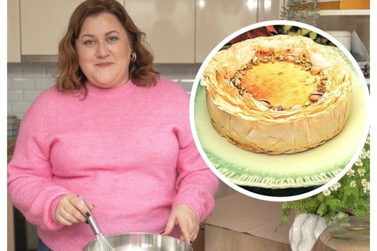 Kaunietė sukūrė desertą, kuris tirpsta burnoje: sujungė baklava ir sūrio pyrago skonį