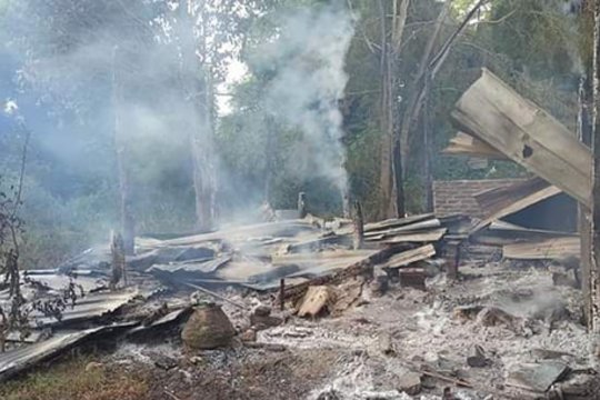 Mianmare per chuntos surengtą oro smūgį žuvo mažiausiai 17 žmonių