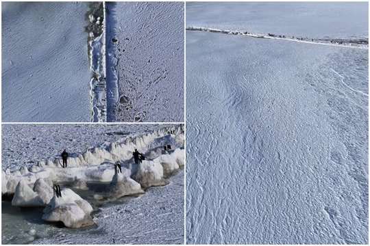 Ar matėte? Šis pajūrio objektas tapo tikra ledo skulptūrų galerija – pasigrožėti plūsta minios