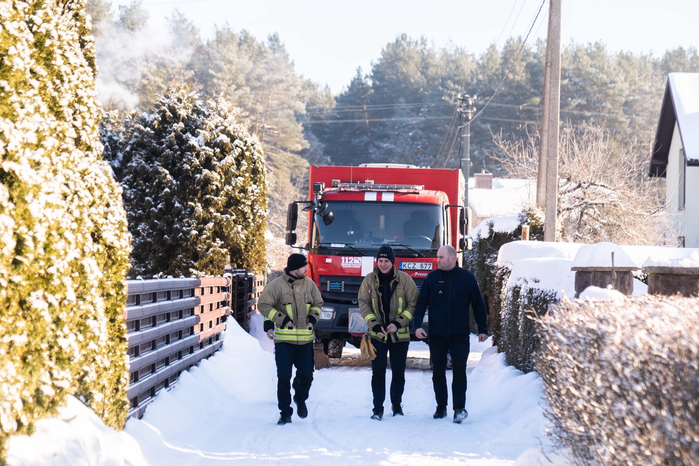 Pasiruošimas potvyniui Radikių kaime. <br>G.Bitvinsko nuotr.