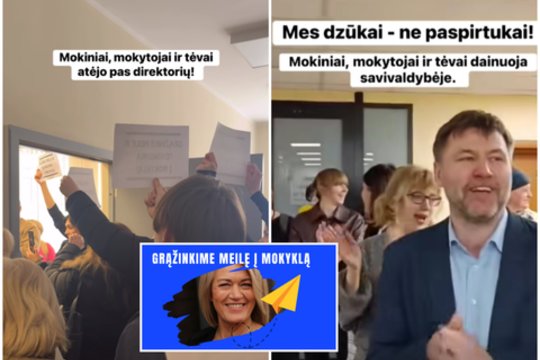 Konfliktas Alytaus gimnazijoje liepsnoja toliau: neapsikentę tėvai niršta, kad mokiniai tapo įkaitais