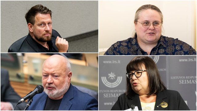 A. Širinskienė, E. Gentvilas, R. Puchovičius ir O. Leiputė: kito nuodėmę garsiai smerkiate, savąją tyliai pateisinate?