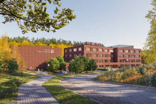 „Saulės“ privati gimnazija kursis ypatingoje Vilniaus vietoje: su baseinu, sveikatingumo centru ir moderniomis ugdymo erdvėmis