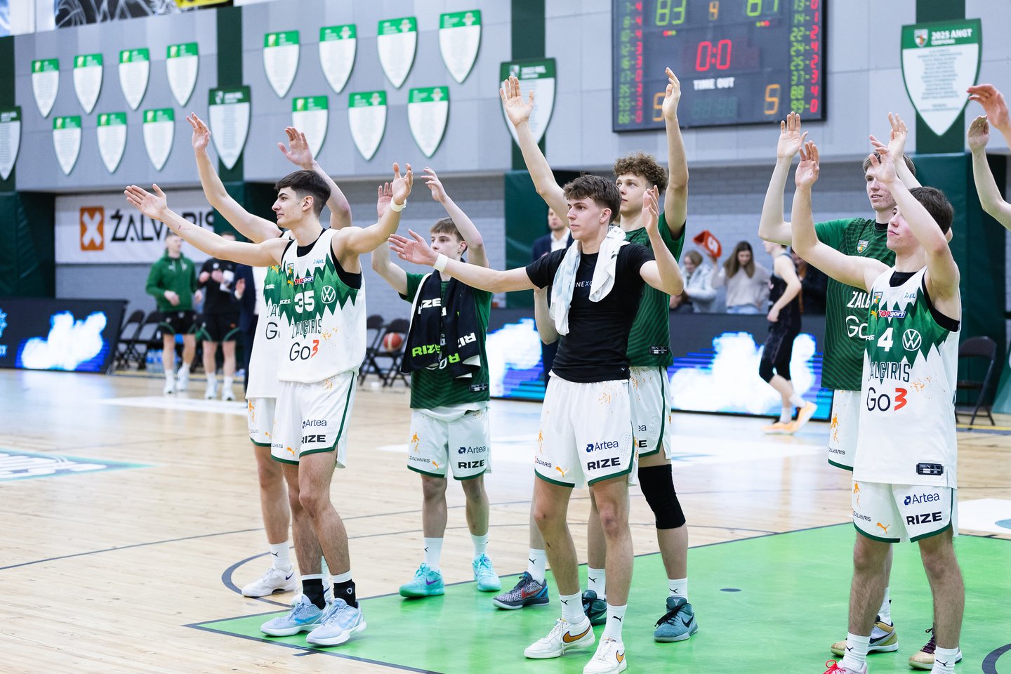 Antrus metus NKL tobulėjantis Majus Bulanovas šį sezoną neužtruko tapti vienu iš Kauno „Žalgirio-2“ komandos lyderių. <br> nklyga.lt nuotr.