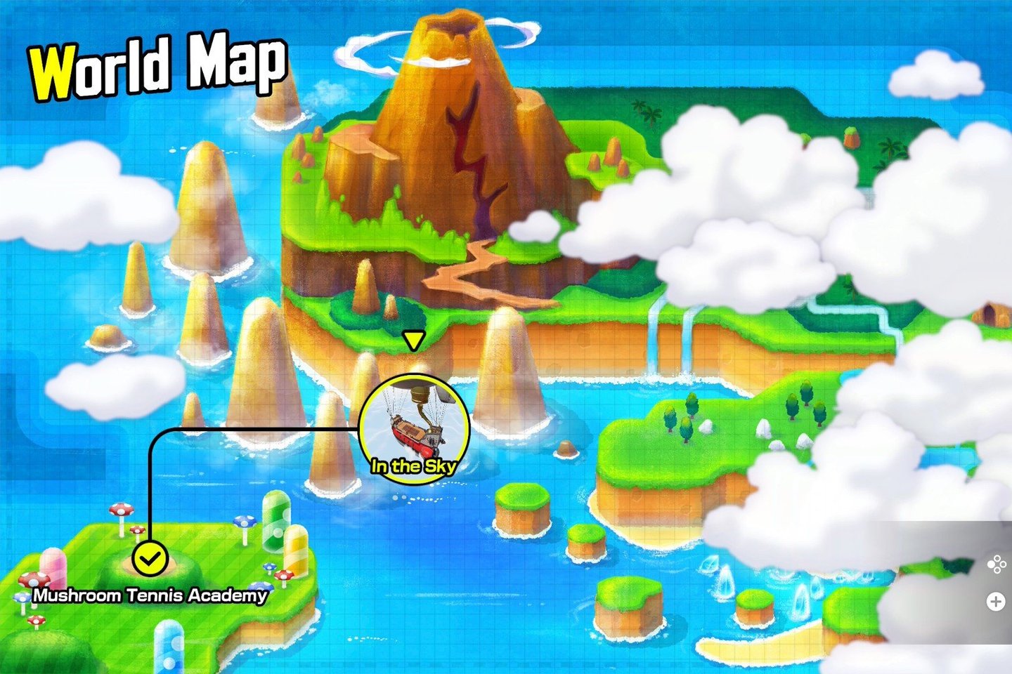 Žaidimo „Mario Tennis Fever“ akimirka.<br> Ekrano nuotr.