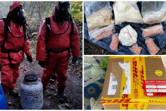 Šeimyninė psichotropinių medžiagų gamyba ir platinimas: dalį siuntė ir į JAV