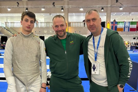 Europos jaunių fechtavimo čempionate D. Juras pateko tarp 16-os geriausiųjų