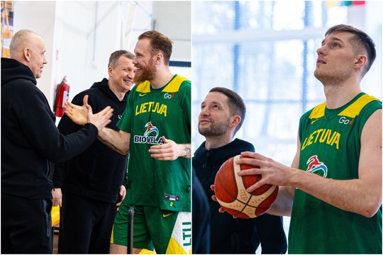 „Žalgirio“ lietuviai prisijungė prie rinktinės stovyklos