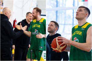 „Žalgirio“ lietuviai prisijungė prie rinktinės stovyklos