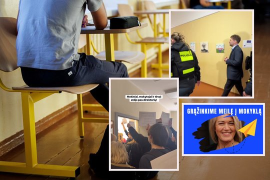 Į konflikto židiniu tapusią Alytaus gimnaziją policiją iškvietė patys vaikai: paaiškėjo, kuo skundėsi
