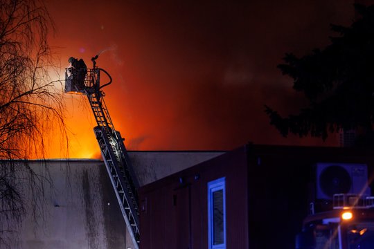 Po didžiulio gaisro Vilniuje – naujausia žinia