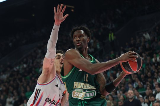 „Panathinaikos“ bėdos tęsiasi – duobėję atsidūrę graikai be išvaryto E. Atamano krito ir prieš „Paris Basketball“