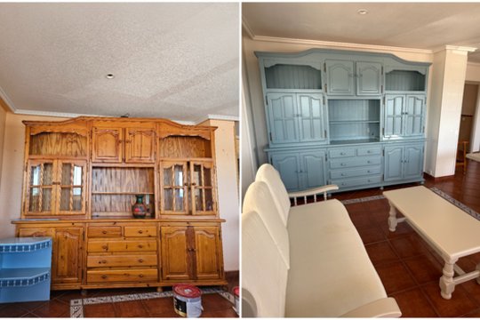 Jauna moteris iš Marijampolės senus baldus pakeičia neatpažįstamai: ir tai kelis kartus pigiau nei pirkti naujus