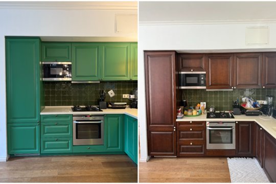 Jauna moteris iš Marijampolės senus baldus pakeičia neatpažįstamai: ir tai kelis kartus pigiau nei pirkti naujus