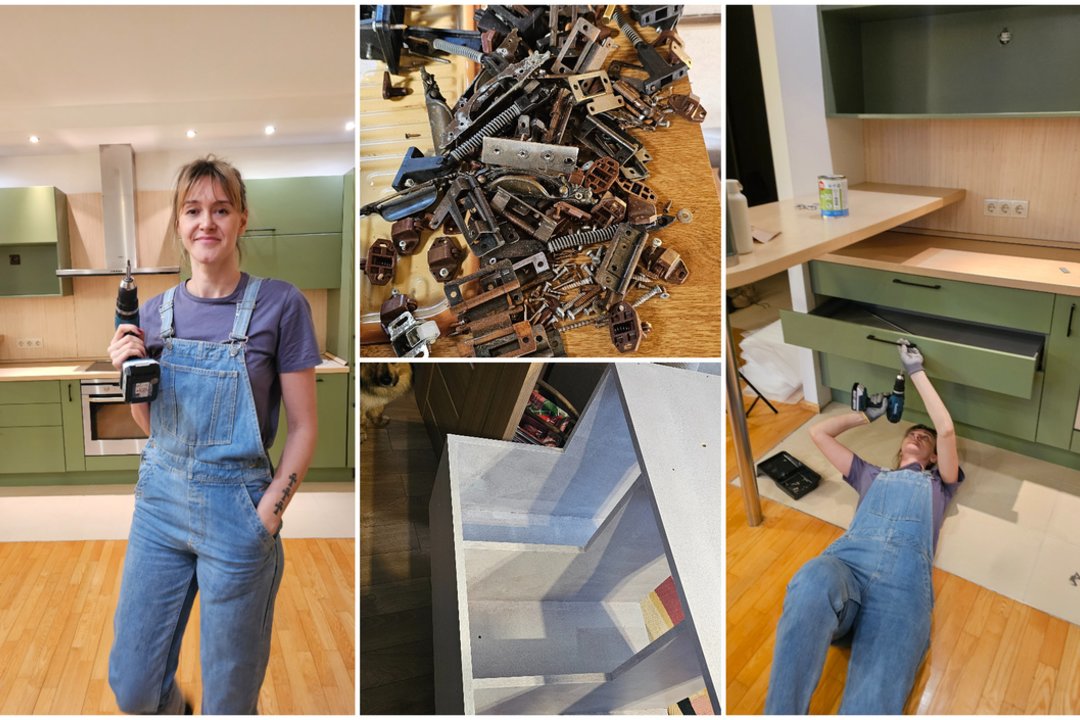 Jauna moteris iš Marijampolės senus baldus pakeičia neatpažįstamai: ir tai kelis kartus pigiau nei pirkti naujus