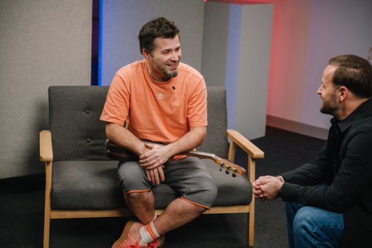 „Antikvariniai Kašpirovskio dantys“ narys M. Enčius – apie darbą vaikų darželyje: „Pakvietė“