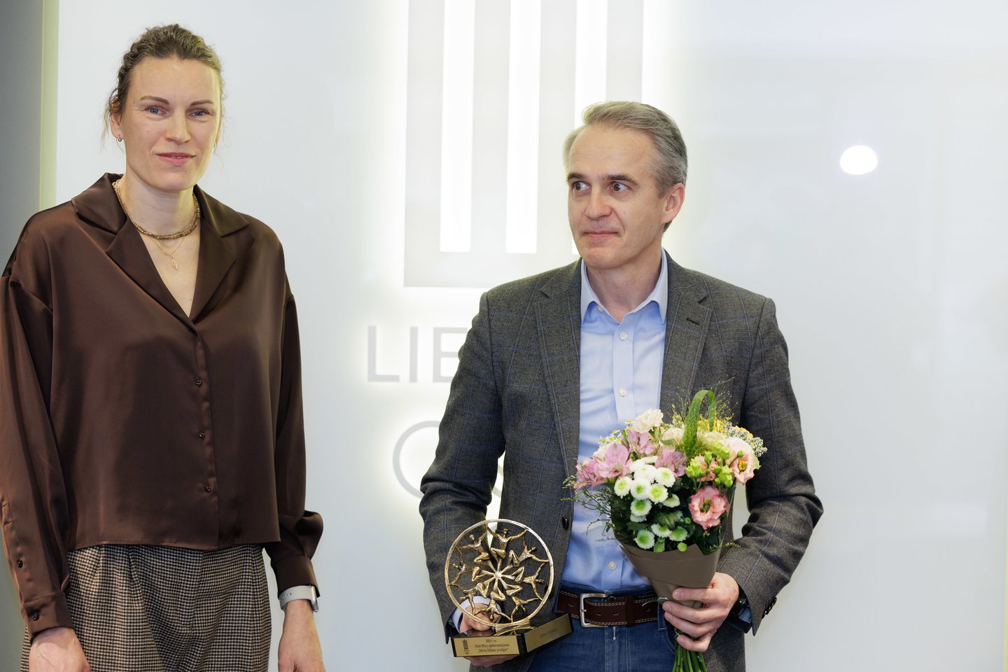 LTOK Fair Play apdovanojimai: Austra Skujytė ir Artūras Vaitiekus<br> V.Skaraičio nuotr.