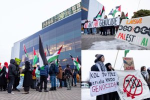 Prieš nacionalinės „Eurovizijos“ finalą Vilniuje – neramumai: vyksta protestas