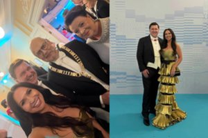 Verslininko žmona nepasikuklino: svarbiame renginyje puošėsi virš 20 tūkst. eurų kainavusia suknele