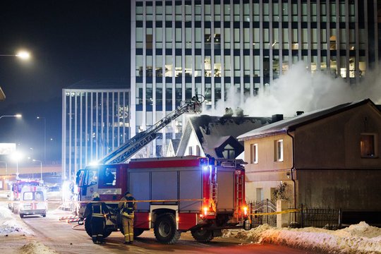 Gelbėtojai naktį lėkė į sanatoriją Birštone