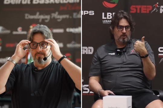 Darbo vis dar neturintis A. Trinchieri krepšinio paslaptis dėstė Libane