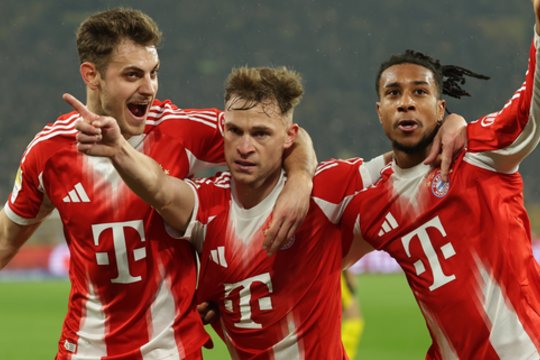 Derbyje tarp „Bayern“ ir „Borussia“ – įspūdingas pergalę atnešęs įvartis