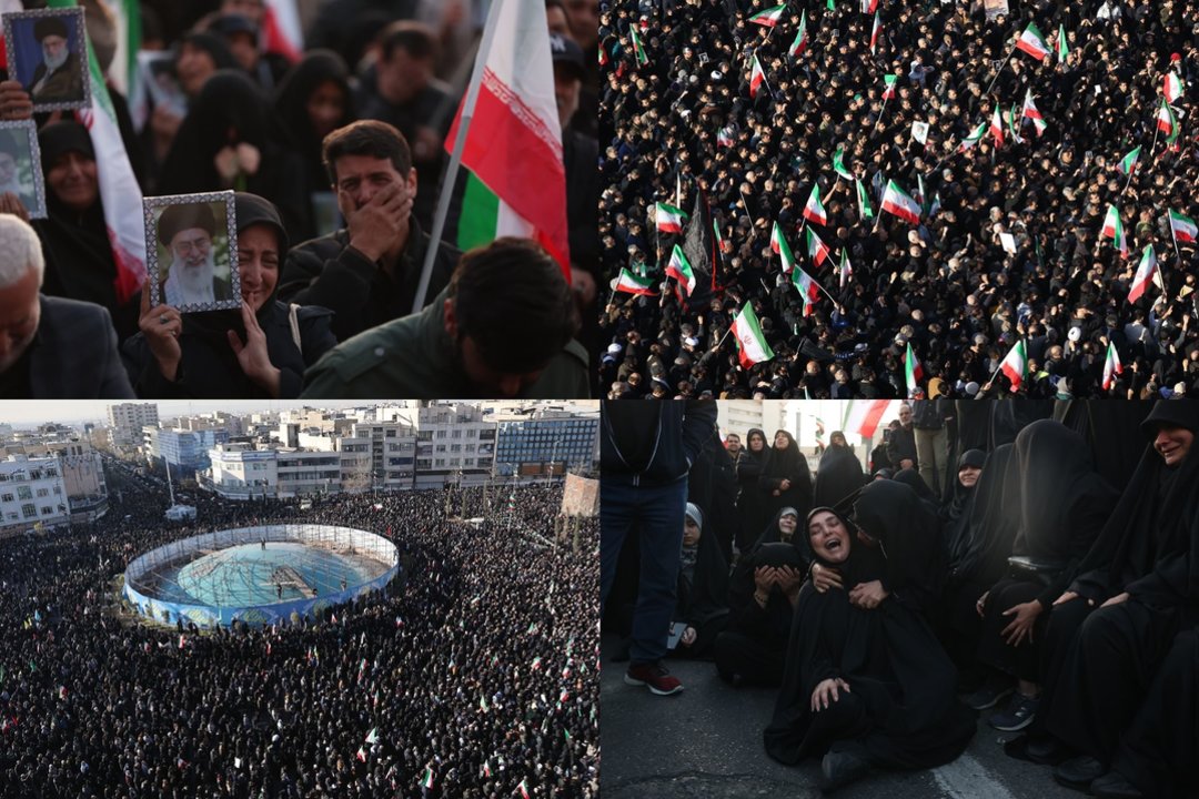 Irano karas. Teheranas.<br> Lrytas.lt koliažas.