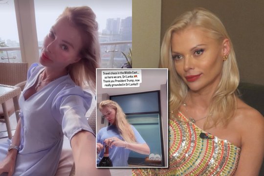 Dėl įtampos Artimuosiuose Rytuose Genutė Žalienė negali grįžti namo: užstrigo Šri Lankoje