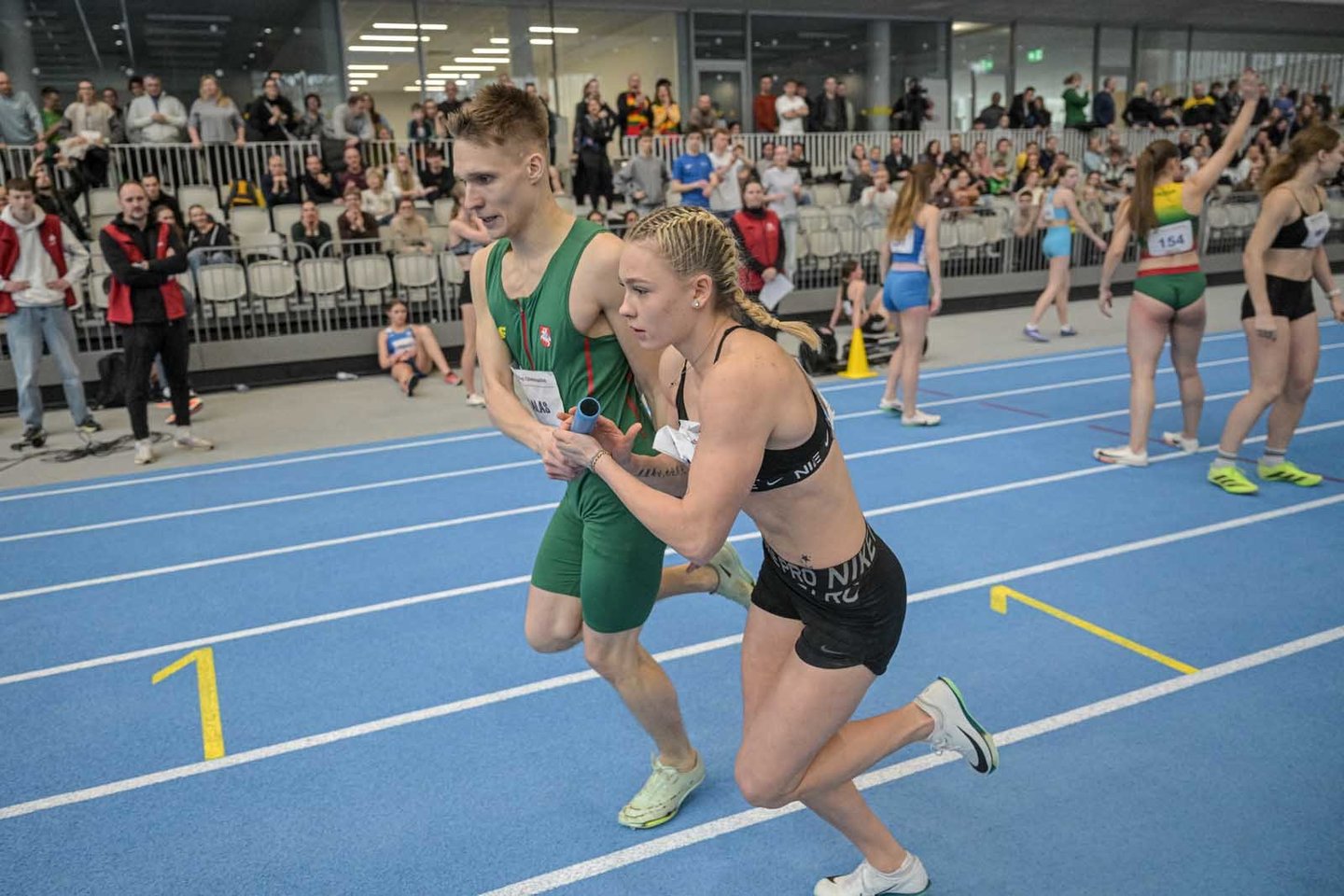 Nedas Talalas ir Rugilė Miklyčiūtė<br>Alfredo Pliadžio nuotr.