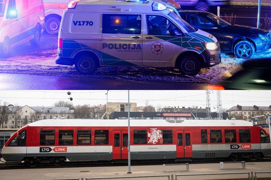 Tragedija Vilniuje: traukinys mirtinai sužalojo vyrą